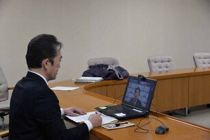 写真：1月17日復興ありがとうホストタウン連絡協議会総会出席