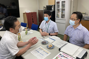 写真：6月9日和田教授と面談