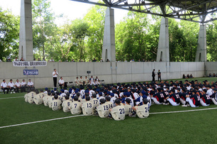 写真：8月25日野球交流会の様子