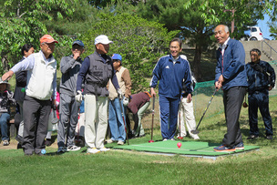 写真：5月20日パークゴルフ大会の様子