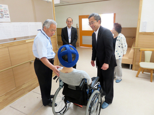 写真：6月20日視察の様子