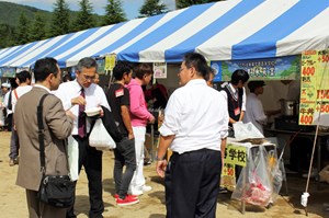 写真：10月2日の町長の動き