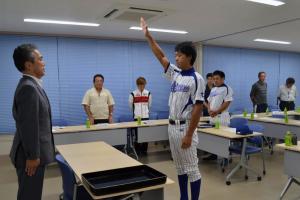 写真：9月3日結団式の様子