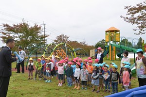 写真：10月1日の町長の動き2