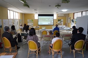 写真：建築プロジェクト発表会の様子