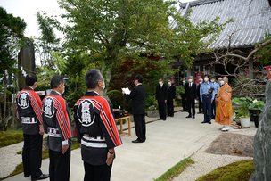 写真：慰霊祭