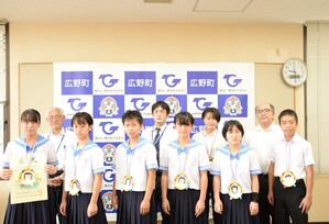 写真：広野中学校剣道部のみなさん