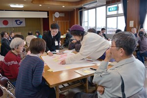 写真：広野町の復興を考えるCSVマッチング見学会の様子