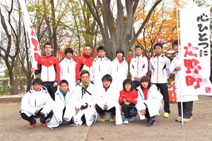 写真：ふくしま駅伝広野町チームの選手たち