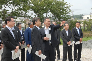 写真：広野町を視察