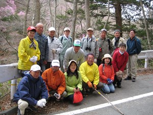 写真：アケボノツツジ鑑賞会開催の様子