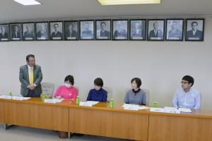 写真：東日本大震災の記録編集委員会開催の様子