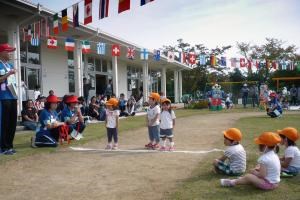 写真：保育所の運動会開催の様子