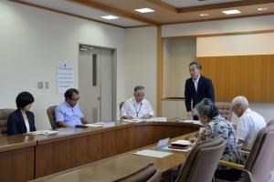 写真：第1回広野町総合教育会議開催の様子