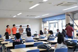 写真：中学生学習支援事業・広野町営学習塾開校式の様子