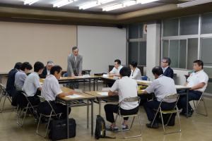 写真：小中高生徒指導連絡協議会開催の様子