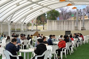 写真：観桜会開催の様子