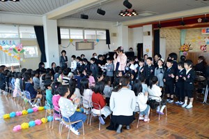 写真：広野幼稚園修了証書授与式開催の様子