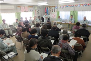 写真：住民説明会開催の様子