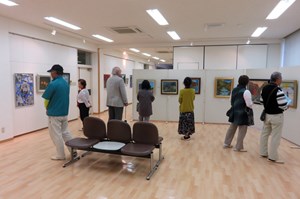 写真：第21回双葉郡美術展開催の様子