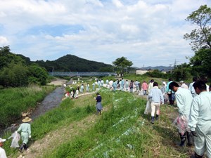 写真：クリーンアップ作戦実施の様子