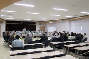 写真：行政区長会議開催の様子