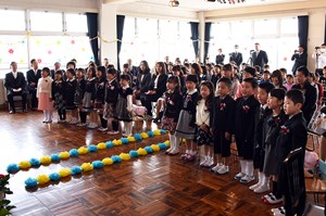 写真：3月19日広野幼稚園修了証書授与式
