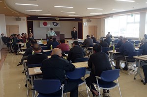 写真：3月4日広野町土地改良区総代会