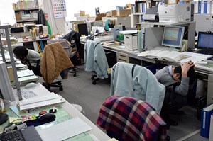 写真：2月16日安全行動訓練