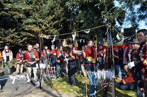 写真：1月21日亀山神社百矢祭