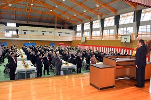 写真：1月9日広野町新春交換会