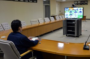 写真：10月16日福島県原子力総合防災訓練