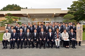 写真：10月10日地域復興支援室広野オフィス開所