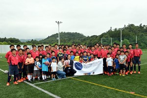 写真：8月3日サッカー教室