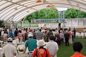 写真：7月30日集団対抗パークゴルフ大会