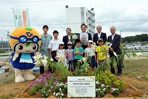 写真：7月27日花を植栽