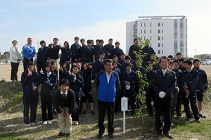 写真：4月25日河津桜植樹