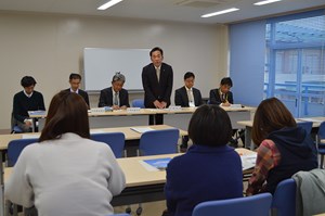 写真：11月21日保護者説明会