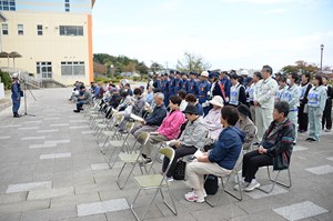 写真：10月20日津波避難訓練