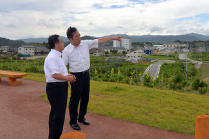 写真：視察