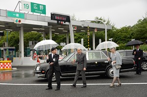 写真：6月10日広野インターチェンジでの様子