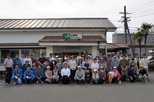 写真：6月23日広野駅環境美化清掃活動