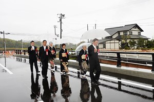 写真：4月18日浅倉橋渡り初め