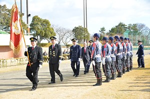 写真：出初め式の様子