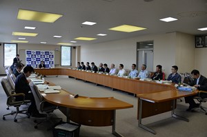 写真：広野町防災会議の様子