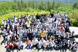 写真：五社山登山の参加されたみなさま