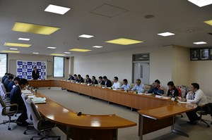 写真：広野町水防会議の様子