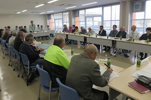 写真：行政区長会議の様子