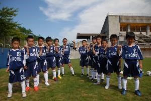 写真：H．S　sports U-10 HEART LIGHT SENDAI CUPに出場の広野の子どもたち