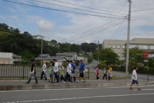 写真：「広野町がんばっ会」清掃作業の様子